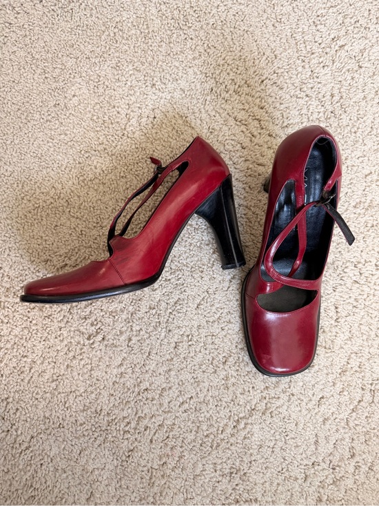 Via Spiga Shoes - Via Spiga Red Leather Heels
